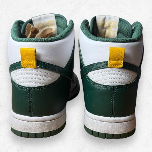 Nike Dunk High Size 7 Australia Noble Green University Gold DD1399-300 NWOB - Picture 7 of 8